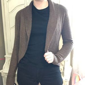 💐Brown Cardigan with Lapel
